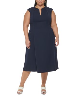 Calvin klein plus size dresses at macys best sale