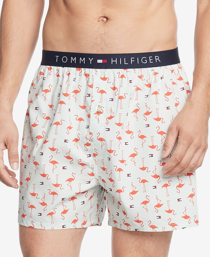 Tommy Hilfiger Men's SailboatPrint Cotton Poplin Boxers Macy's