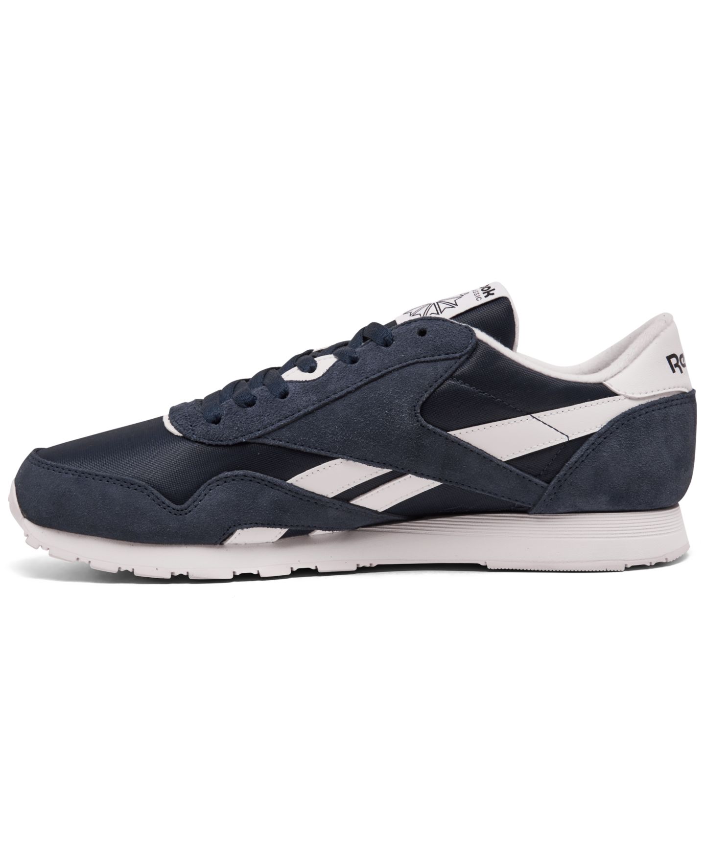 Мужские кроссовки Reebok Classic Nylon Casual, цвет: Тёмно-синий / Белый — фото 3