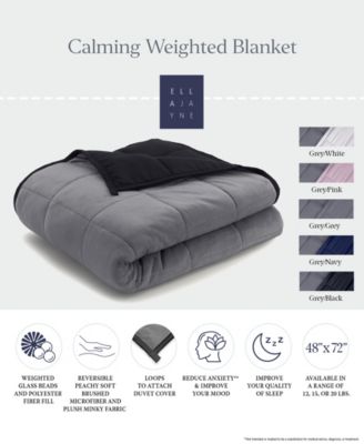 Reversible Anti-Anxiety 15lb Weighted Blanket