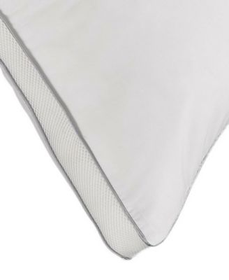 Memory Fiber Luxurious Mesh Gusseted Any Position Pillow, Queen