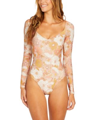 Volcom - Juniors' Bloom Shaka Back-Cutout One-Piece Swimsuit