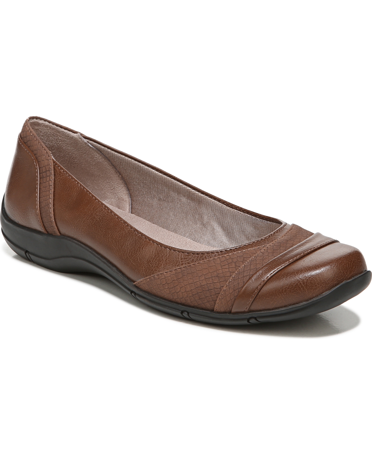 Dig Flats - Tan Faux Leather