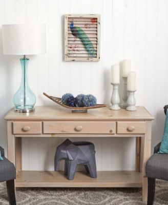 Peacock Window Shutter Wall Decor