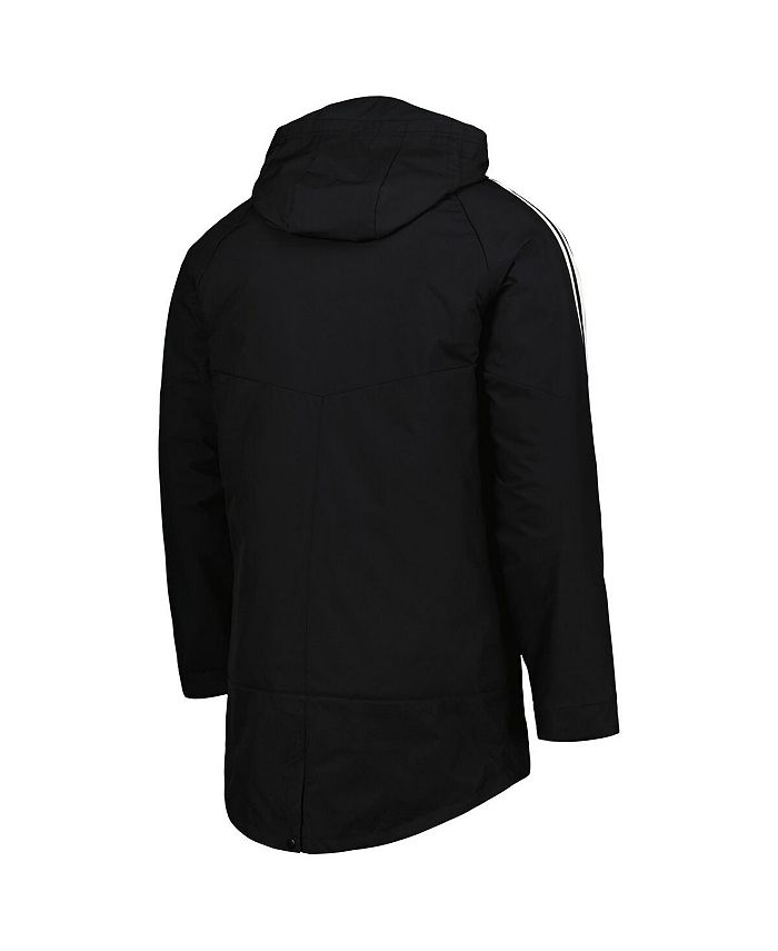 adidas Men's Black Minnesota United FC Stadium Parka Raglan FullZip