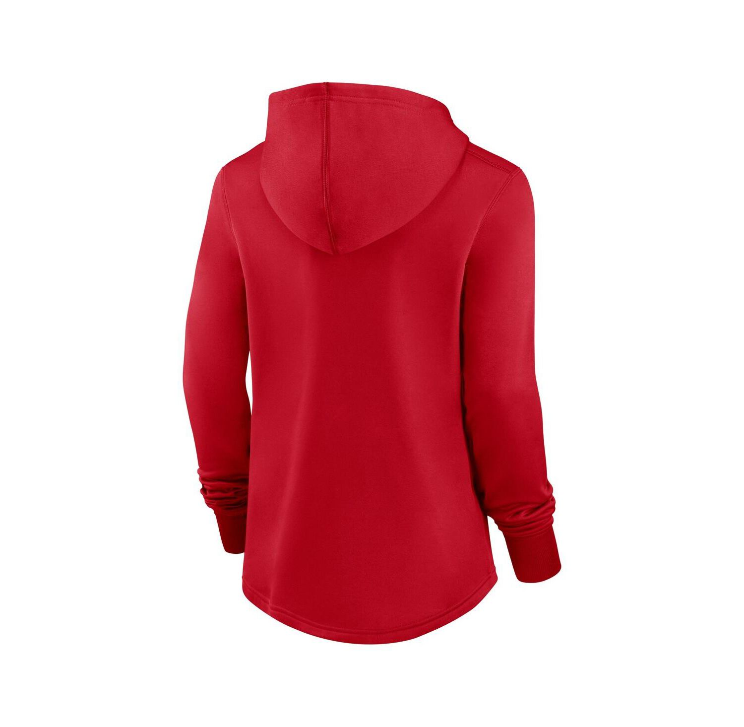 Women's Red Washington Nationals Authentic Collection Pregame Performance Pullover Hoodie