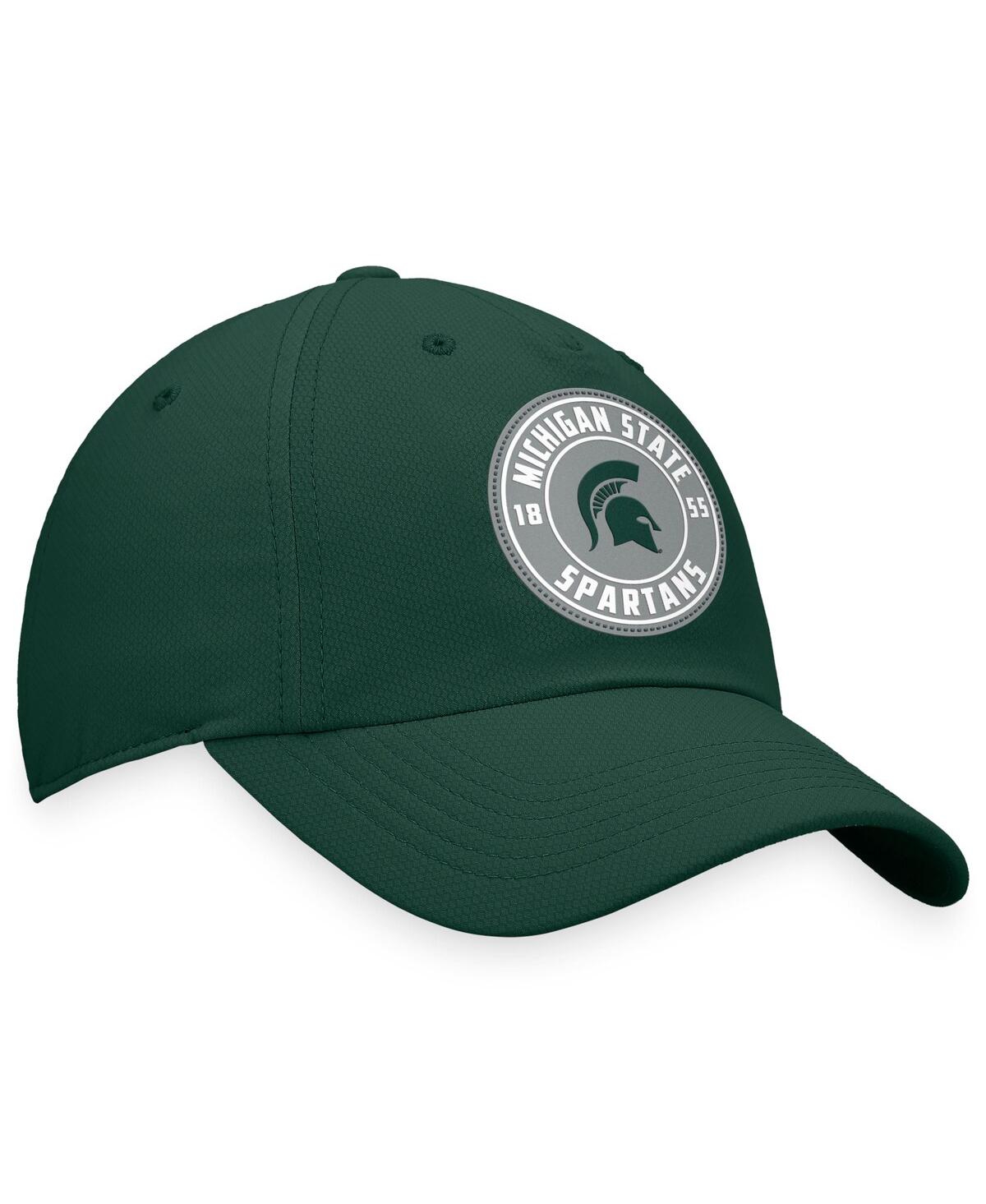 Shop Top Of The World Men's  Green Michigan State Spartans Region Adjustable Hat