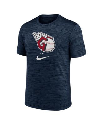 Men's Navy Cleveland Guardians Logo Velocity Performance T-shirt
