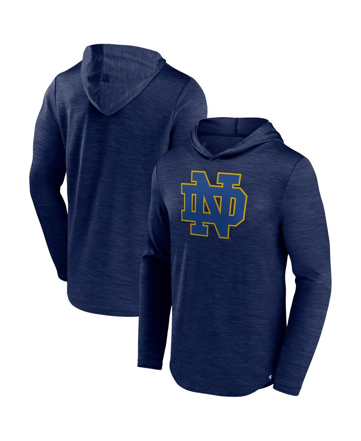Men's FanaticsNotre Dame Fighting Irish Transitional Hoodie T-shirt - Heather Navy