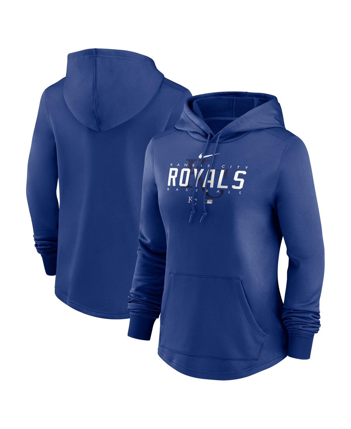Nike Women's  Royal Kansas City Royals Authentic Collection Pregame Performance Pullover Hoodie In Royal