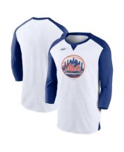 Men's New York Mets Fanatics Branded Royal/Orange Iconic Walk Off V-Neck  Jersey T-Shirt