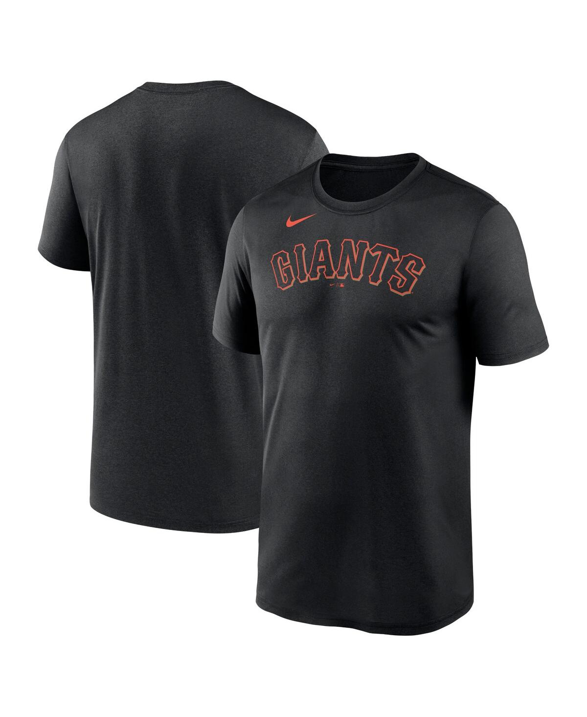 NIKE MEN'S NIKE BLACK SAN FRANCISCO GIANTS NEW LEGEND WORDMARK T-SHIRT