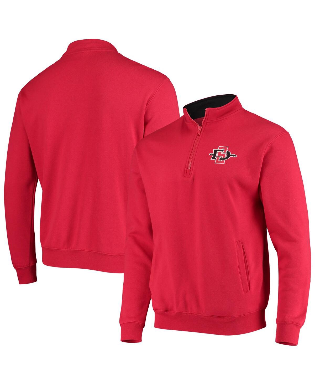 Shop Colosseum Men's  Red San Diego State Aztecs Tortugas Logo Quarter-zip Jacket