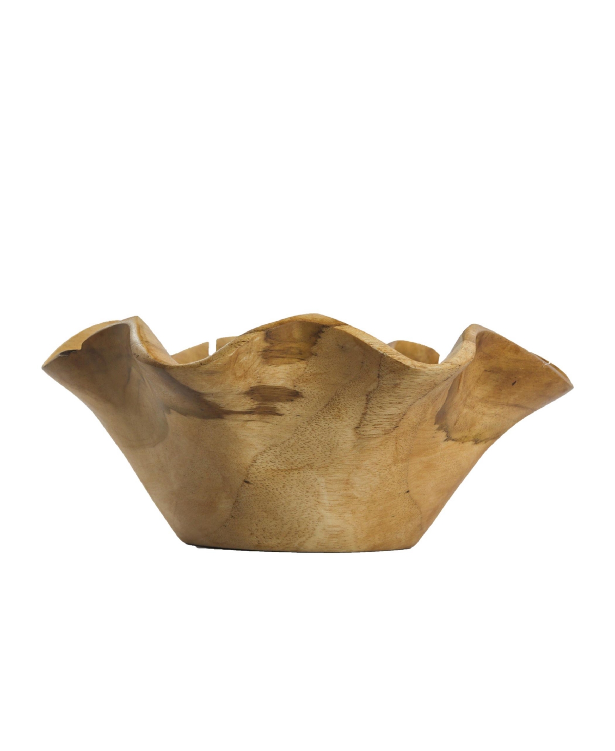 Ab Home 5-Wick Candle In Teak Holder, W x L x H