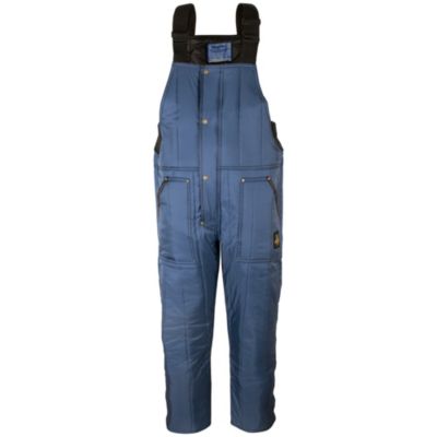 Men's Cooler Wear Bib Overalls - 10°F Comfort, Insulated, Water-Repellent, Durable, Workwear for Freezer & Cold Environments