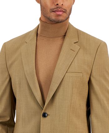 Tan suit jacket outlet