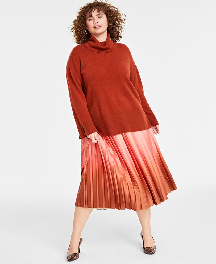Macys plus top size cashmere