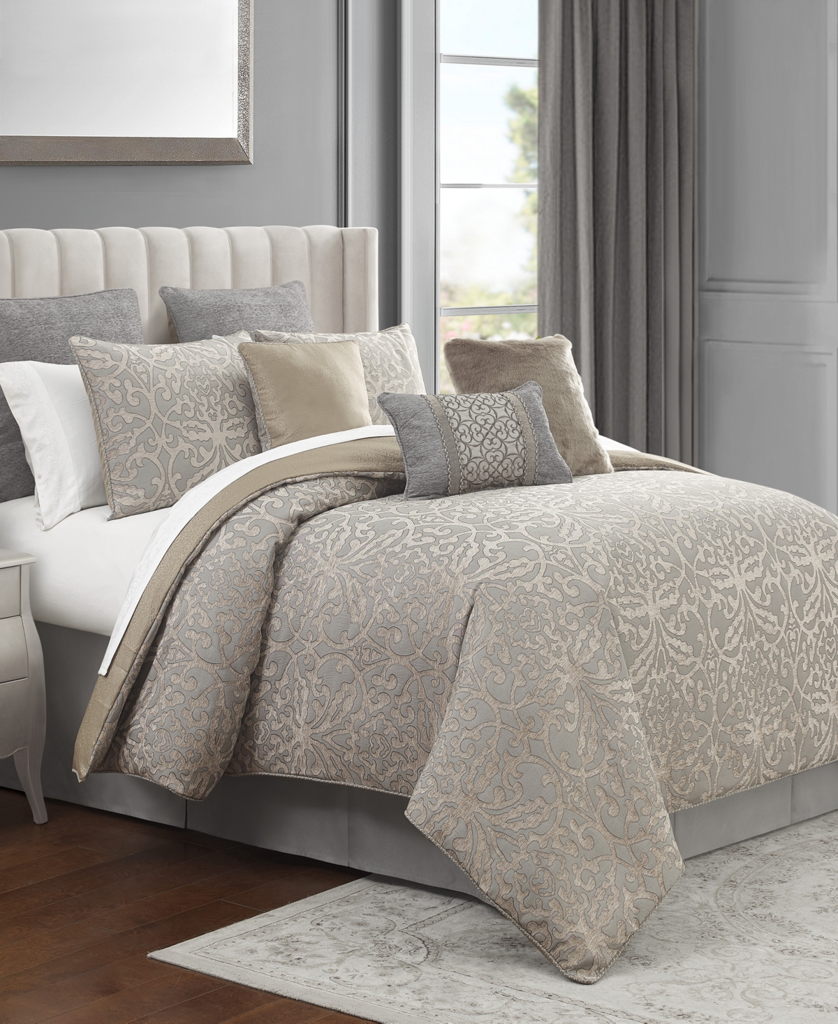 Waterford Carrick 6 Piece Comforter Set, Queen In Multi