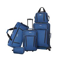 5-Piece TAG Freehold Softside Spinner Luggage Set (Deep Blue)
