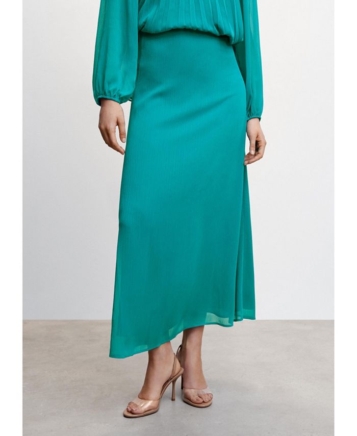 MANGO Women s Flowy Long Skirt Macy s