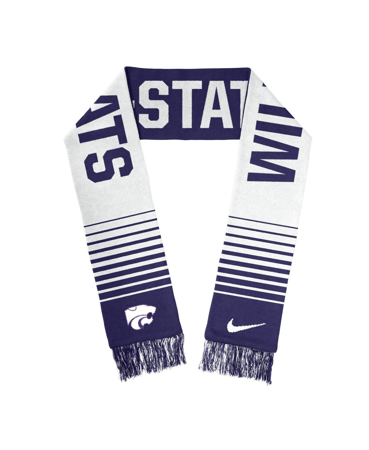 Nike Men's And Women's  Kansas State Wildcats Rivalry Local Verbiage Scarf In Purple