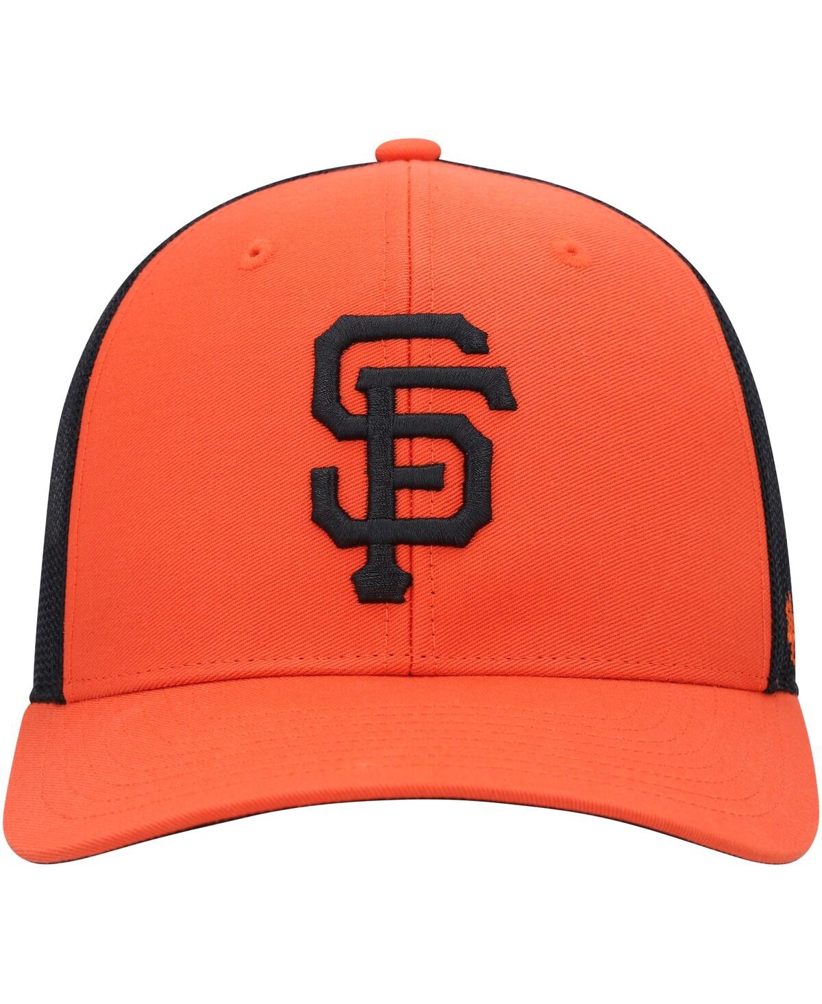 Shop 47 Brand Men's ' Orange San Francisco Giants Secondary Trucker Snapback Hat