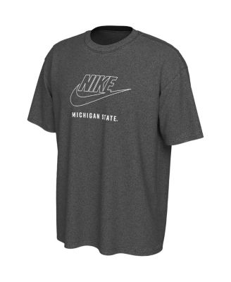 Men's Charcoal Michigan State Spartans Washed Max90 T-shirt