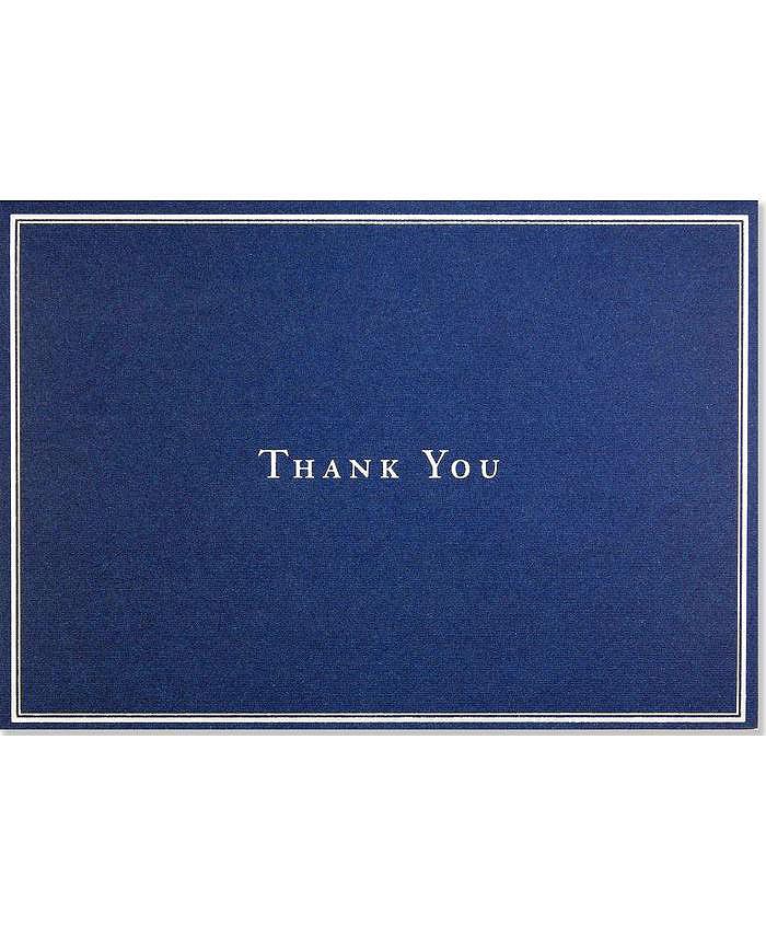 Barnes & Noble Navy Blue Thank You Notes (Stationery, Note Cards, Boxed