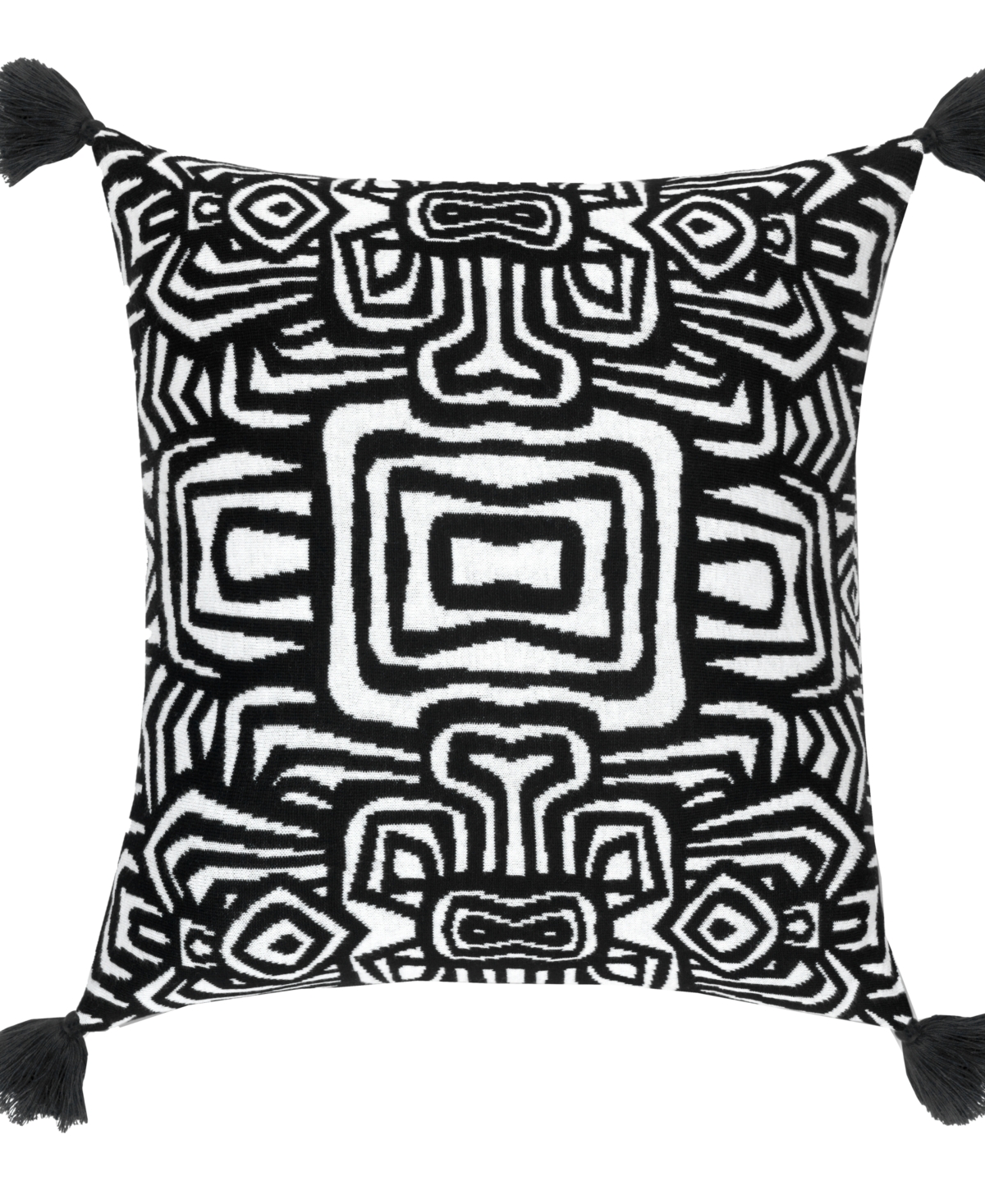 Rochelle Porter Oga Decorative Pillow, 20" X 20" In Black