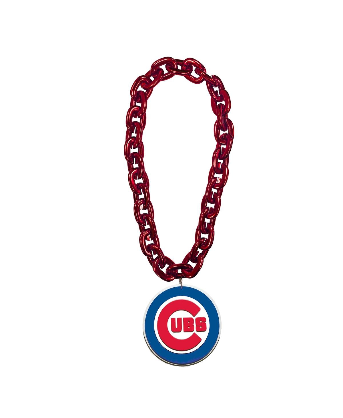 Men's and Women's Red Chicago Cubs Team Logo Fan Chain - Red