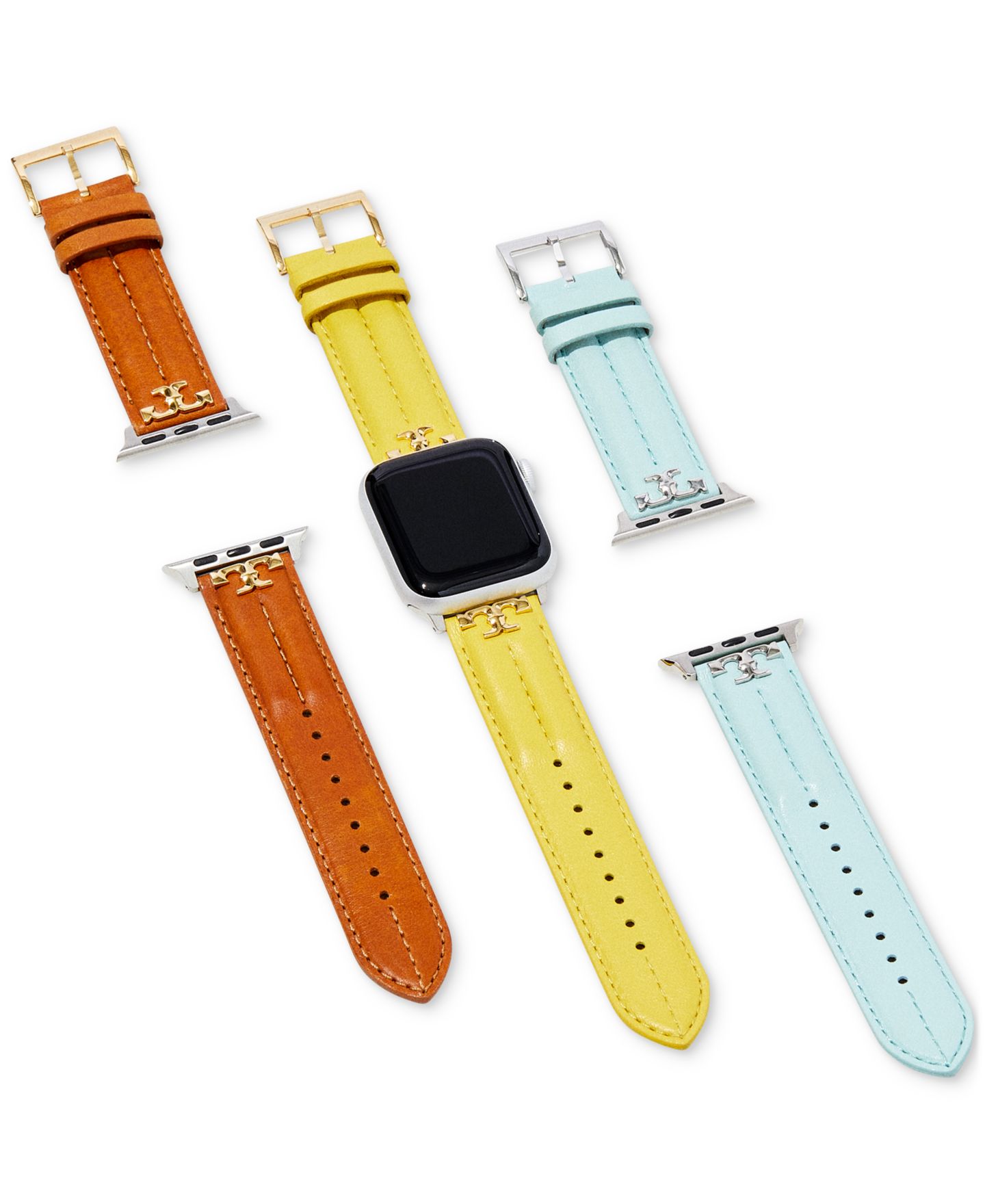 Ремешок для часов Tory Burch The Kira Luggage Leather Strap For Apple Watch® 38mm/40mm/41mm — фото 3