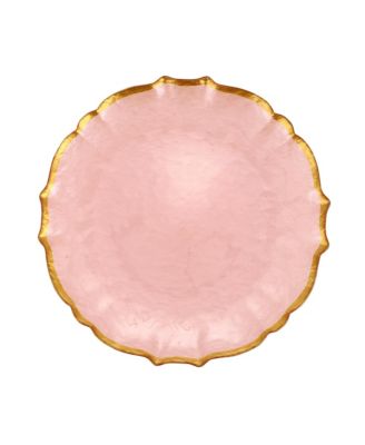 Baroque Glass Dinner Plate 10.5"