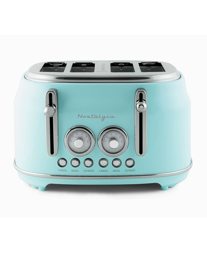 Nostalgia Classic Retro 7.6" 4 Slice Toaster Macy's
