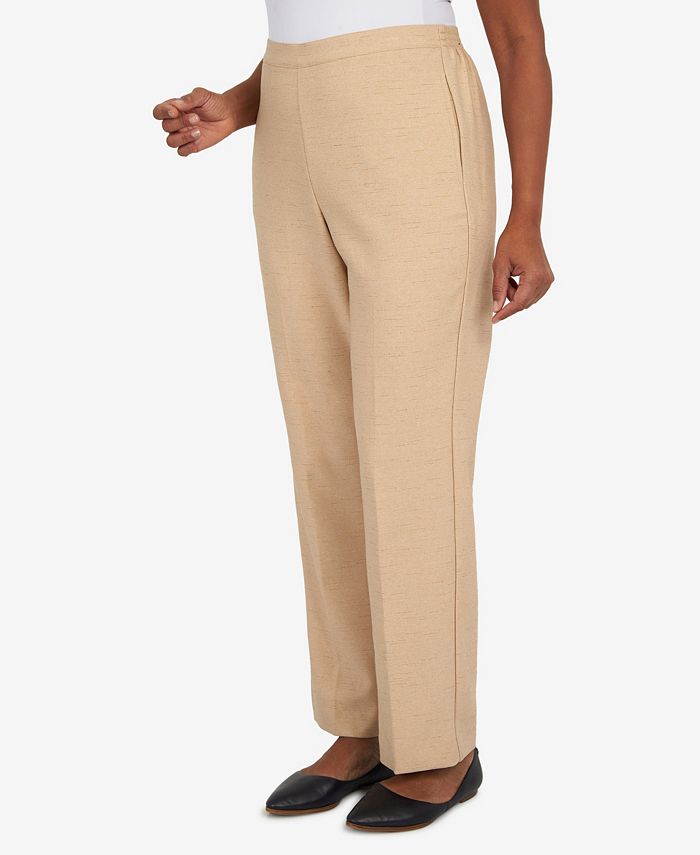 Alfred Dunner Women's Easy Breezy Medium Length Pants - Macy's