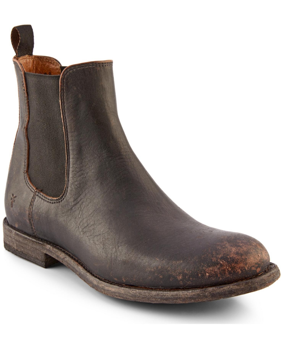 Shop Frye Men's Tyler Pull-on Boots In Black Leather