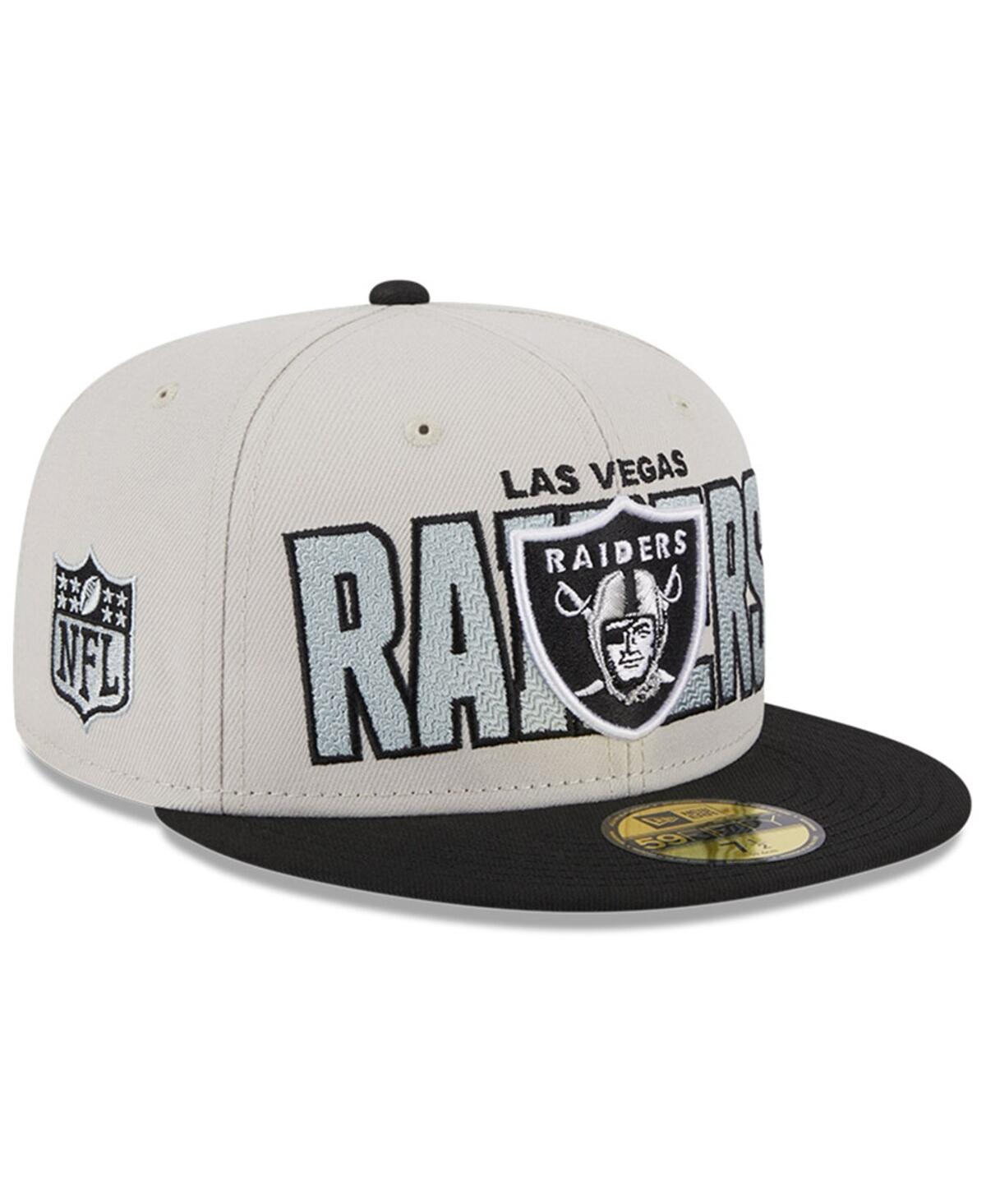 Men's New Era Black Las Vegas Raiders 2023 Nfl Draft On Stage 59FIFTY Fitted Hat - Black