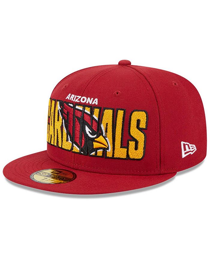 New Era Men's Cardinal Arizona Cardinals 2023 NFL Draft 59FIFTY Fitted ...