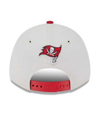 Men's Stone, Red Tampa Bay Buccaneers 2023 NFL Draft 9FORTY Adjustable Hat