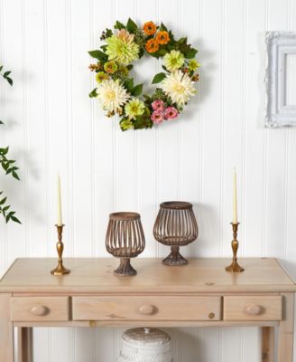 22'' Dahlia Mum Wreath