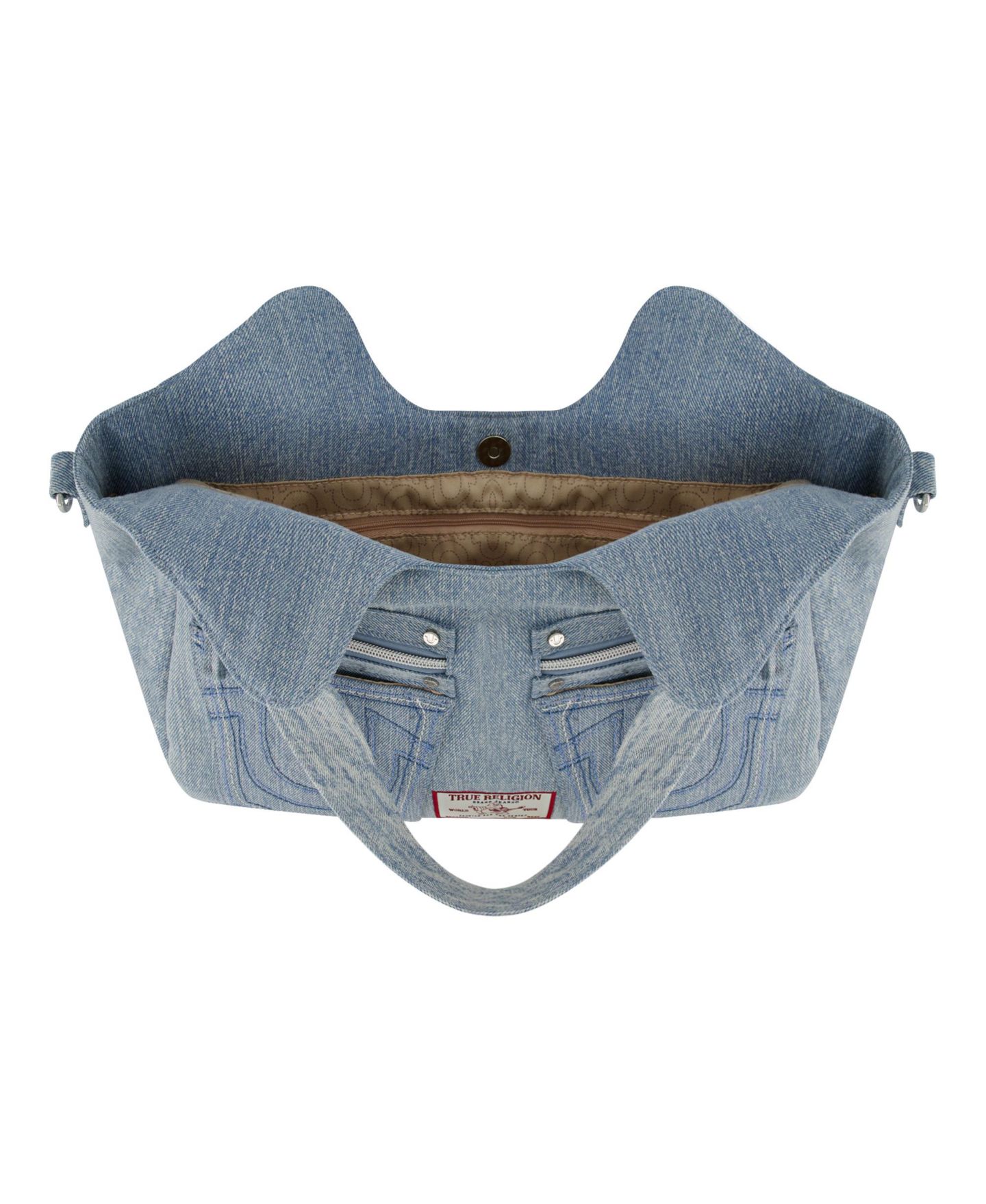 Женская сумка True Religion Horseshoe Stitch Denim Satchel — фото 3