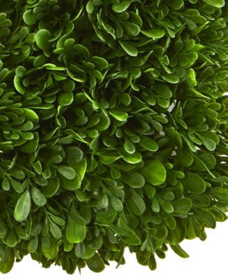 17" Tea Leaf Square Wreath