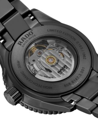 Men's Swiss Automatic Captain Cook Black High-Tech Ceramic Bracelet Watch 43mm - Limited Edition