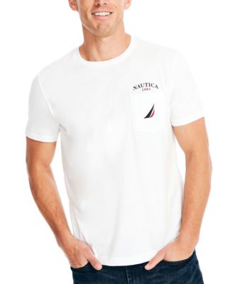 nautica men's white t shirts