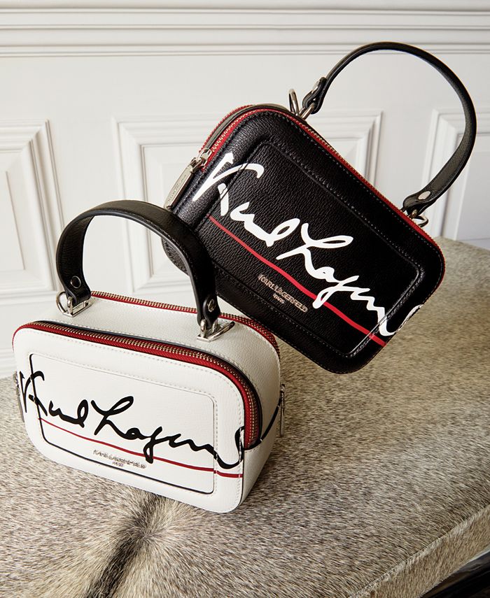 Karl Lagerfeld Paris Simone Crossbody Lunchbox - Macy's