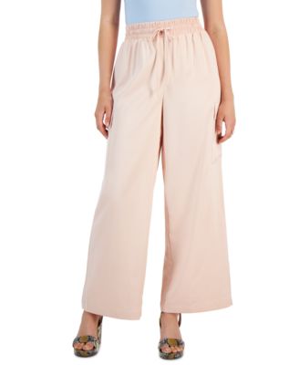Tinsel - Petite Satin Cargo Pants