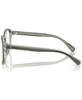 Women's Round Eyeglasses, HC6209U 52