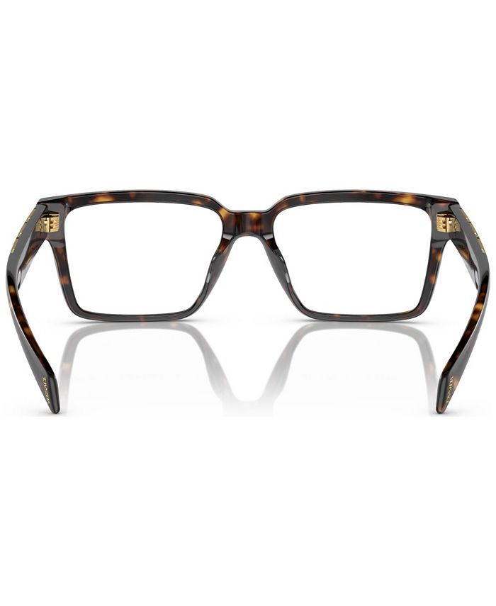 Versace Men's Rectangle Eyeglasses, VE3339U 55 Macy's