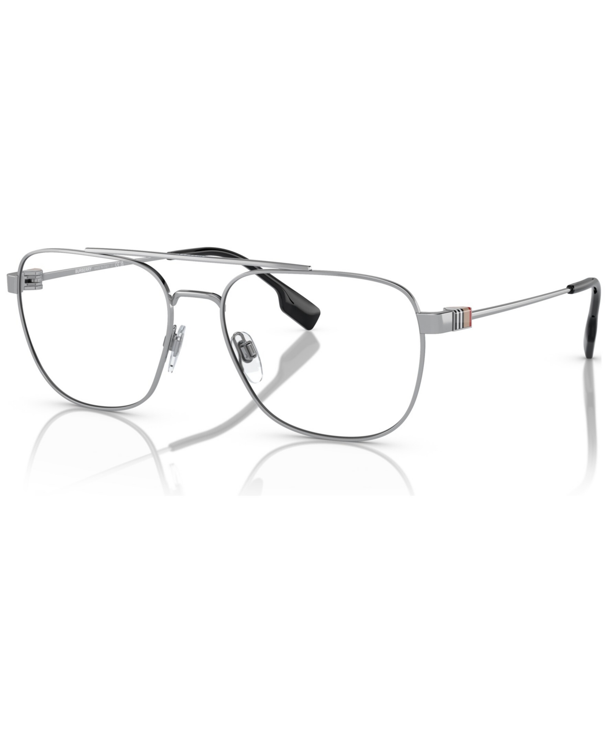 Men's Square Eyeglasses, BE1377 57 - Silver-Tone