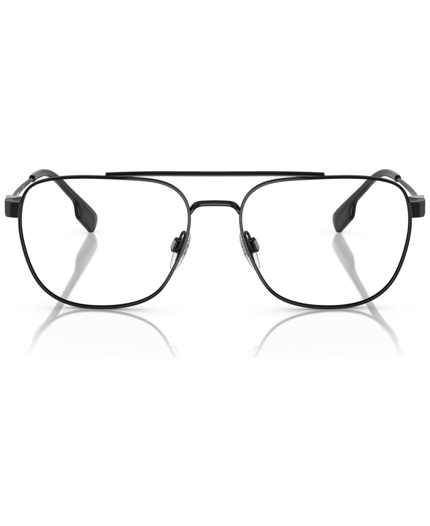 Мужские очки Burberry Man Square Metal BE1377 Michael Eyeglasses, цвет: Чёрный — фото 2
