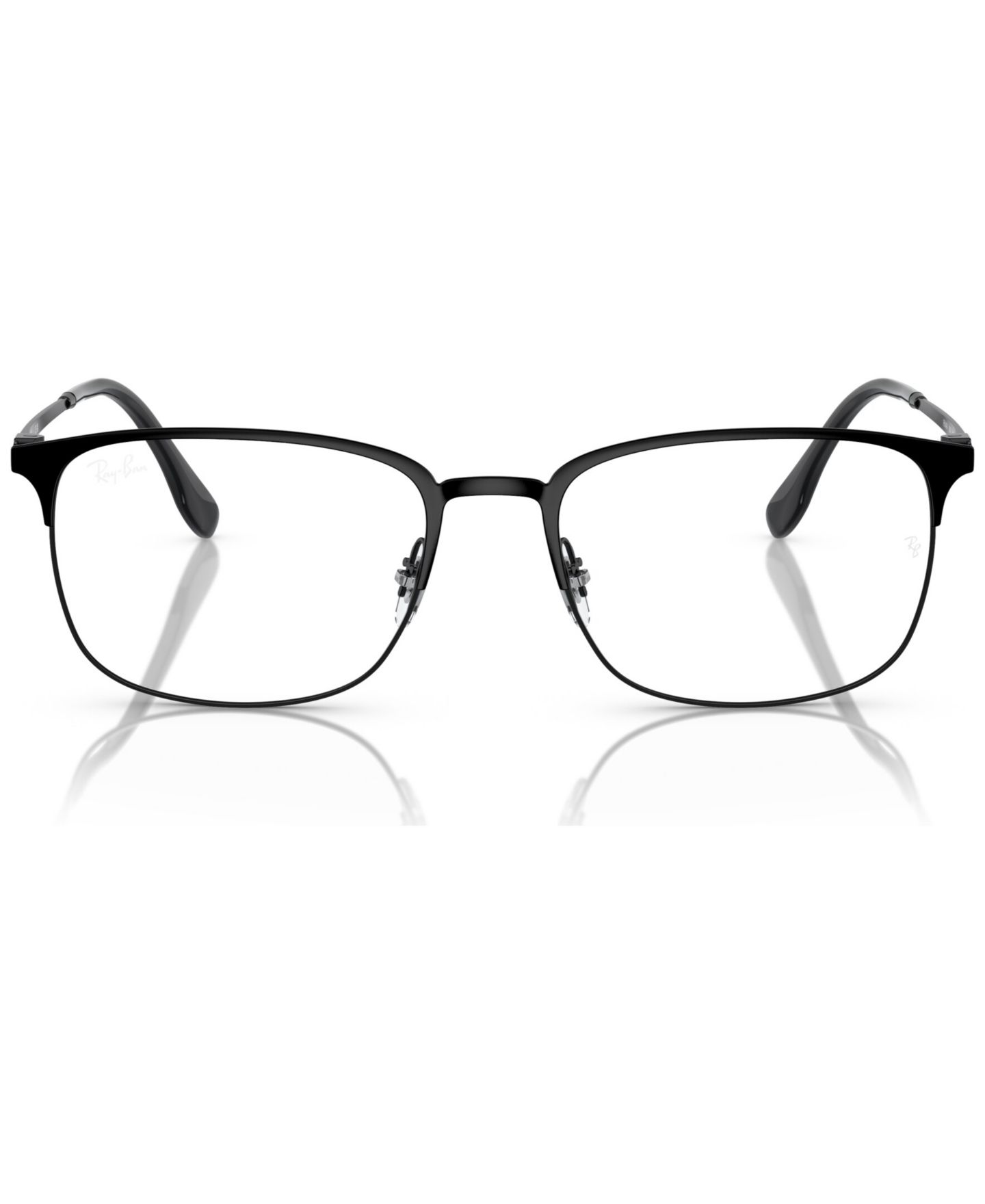 Мужские очки Ray-Ban Man Pillow Metal RB6494 Optics Eyeglasses, цвет: Чёрный — фото 2